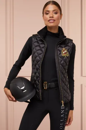 Diamond Quilt Classic Gilet (Black)