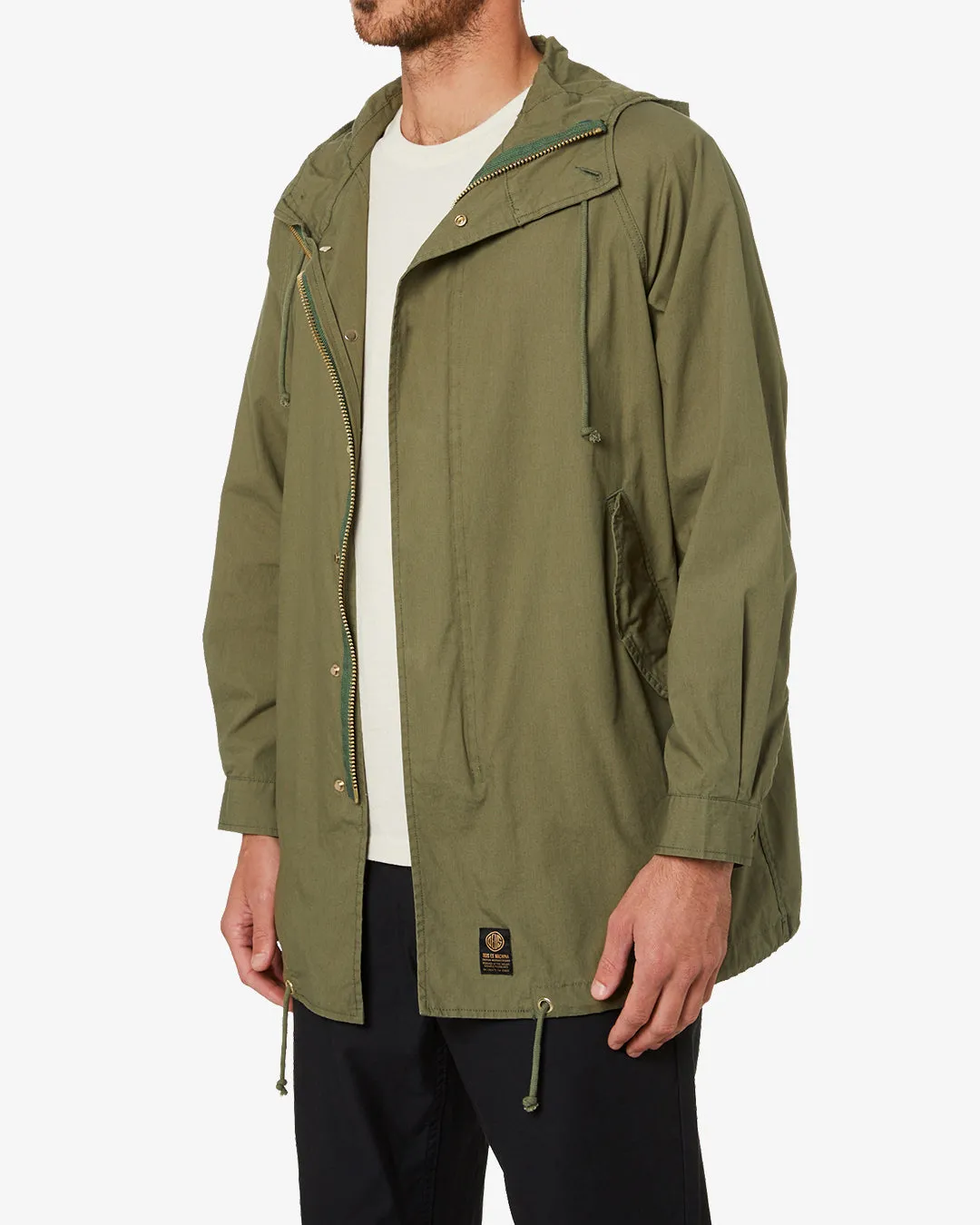 DOUGAL MILITARY PARKA - OLIVE