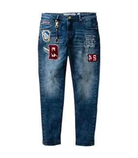 DREAMLAND MEN’S JEANS MED STONE WASH D2209D0729BT