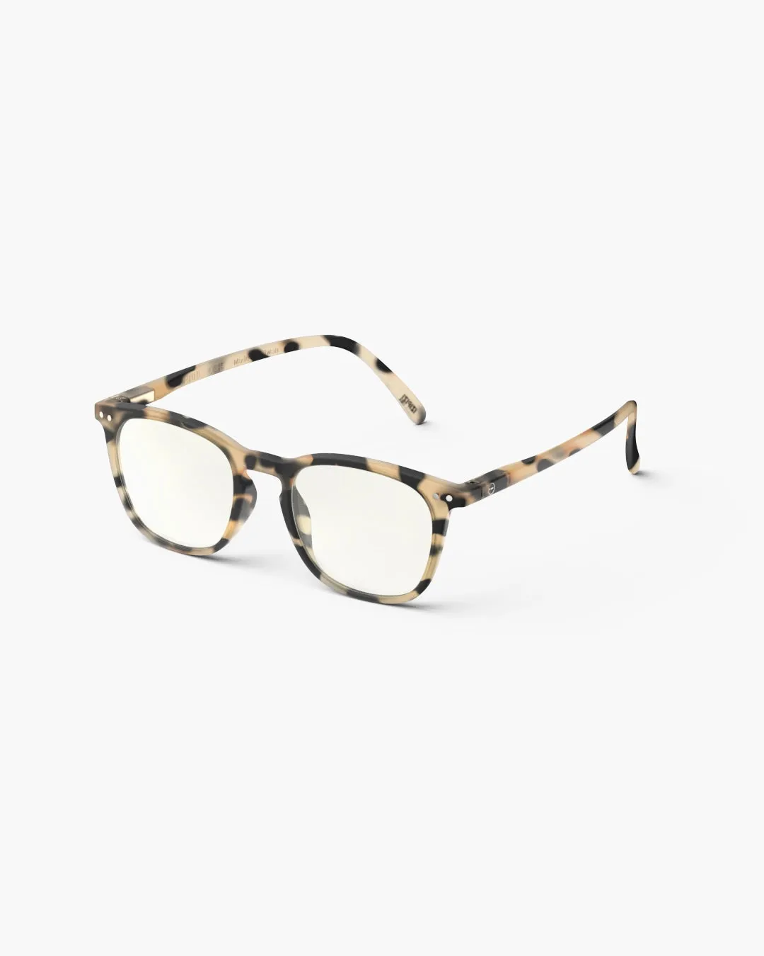 #E Screen Reading Glasses - Light Tortoise