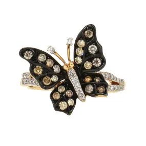 Effy Nature Butterfly Diamond Ring