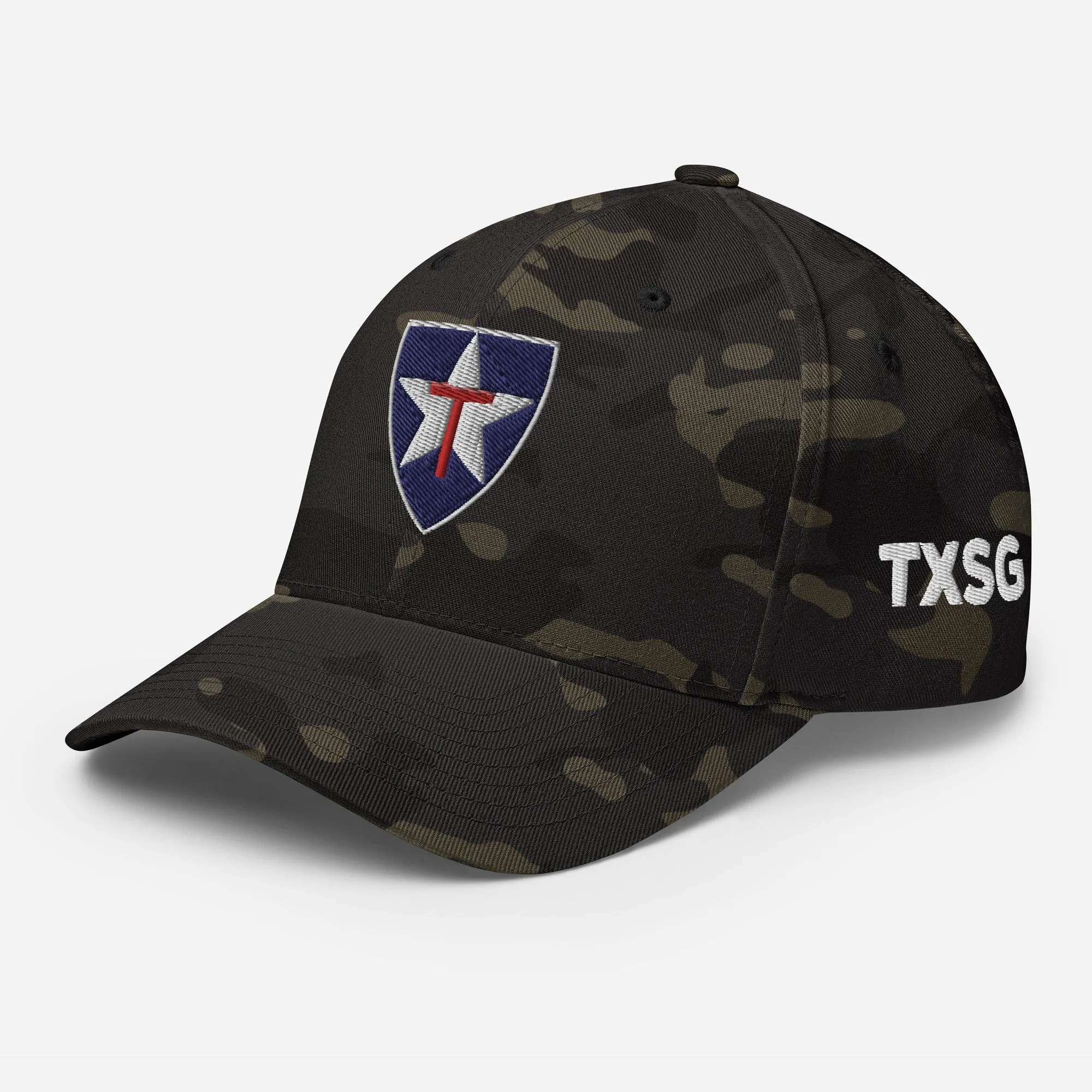 Embroidered Texas State Guard FlexFit Cap