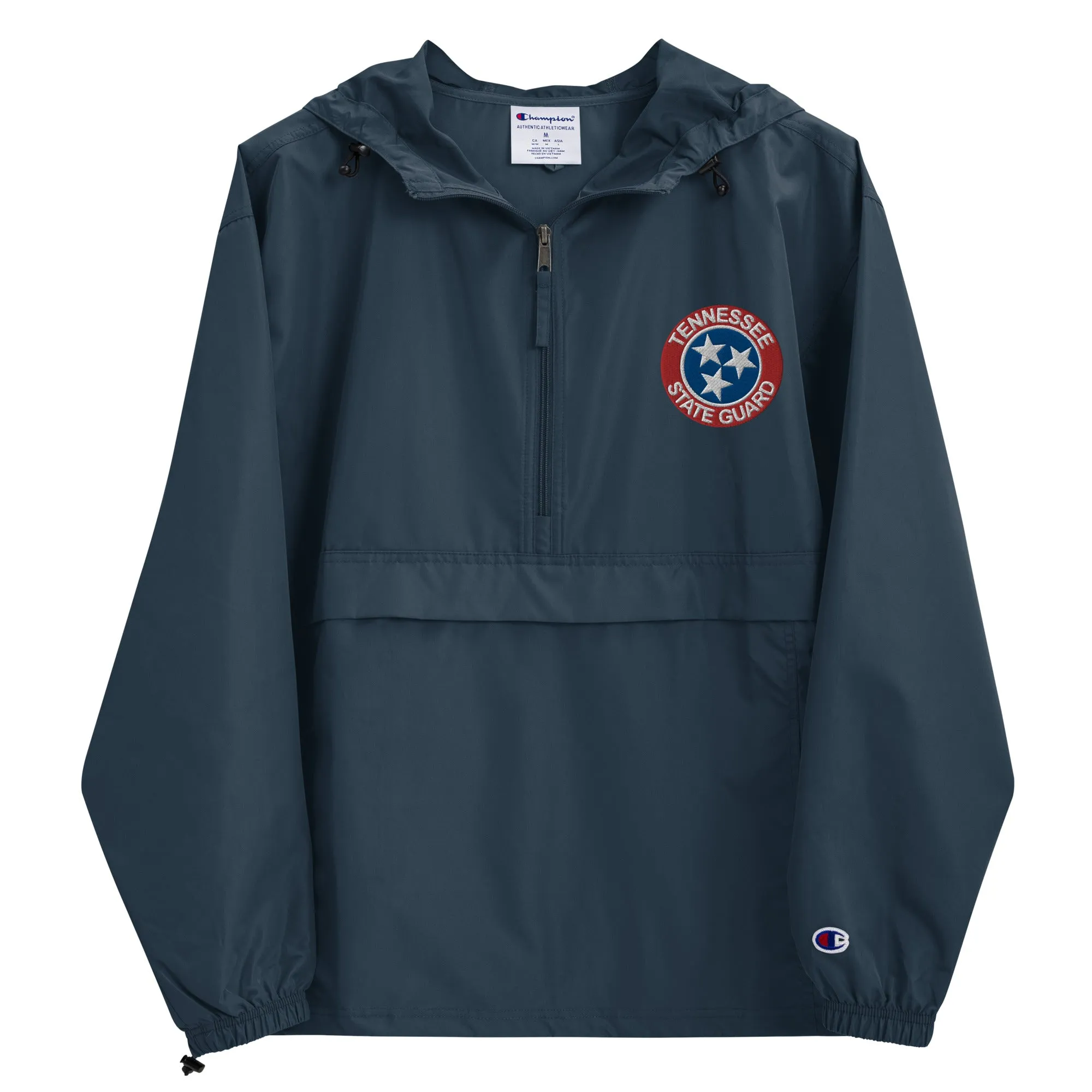 Embroidered Unisex Champion Packable Jacket -  Tennessee State Guard