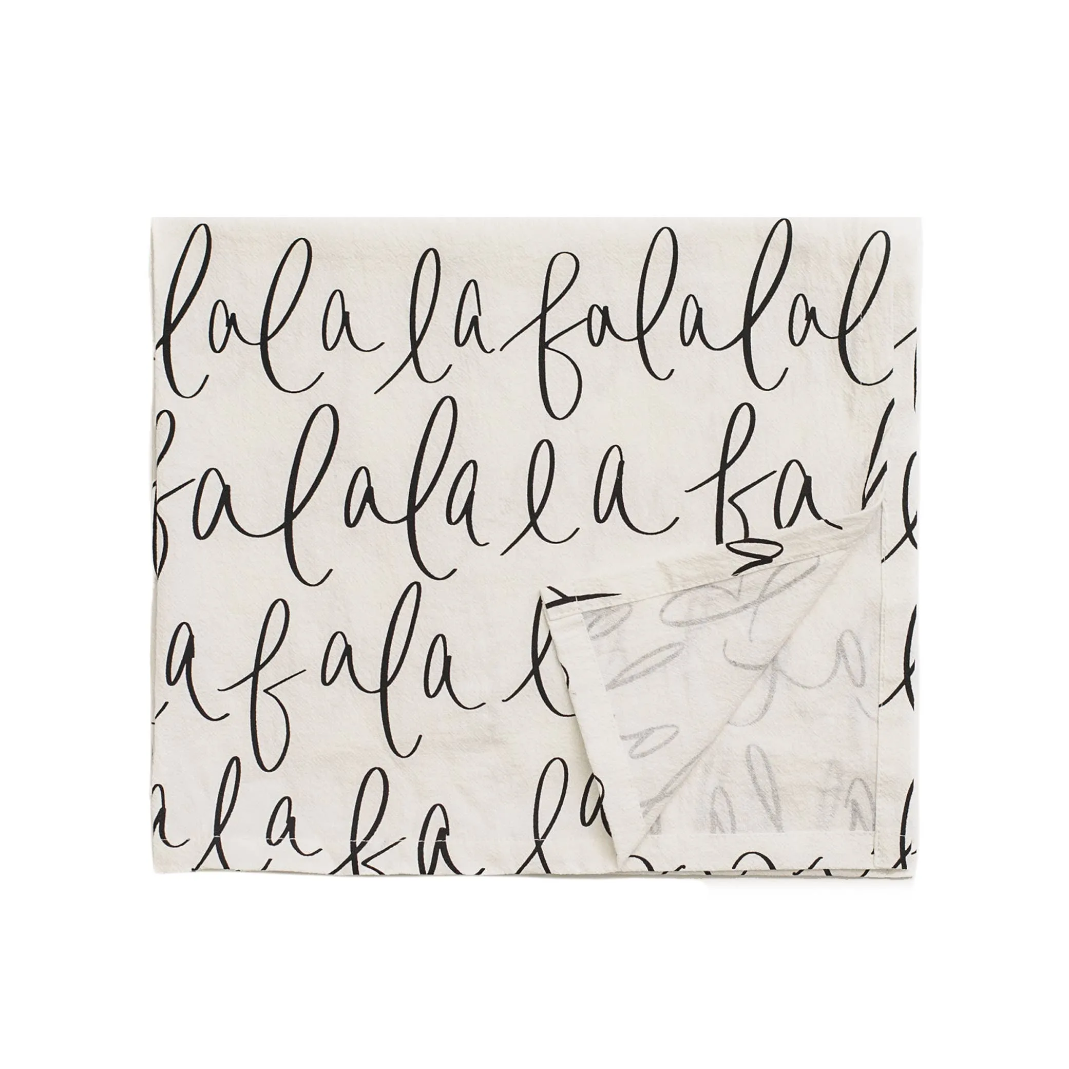 Fa La La La La Tea Towel - Kitchen Towel - Hand Towel or