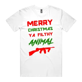 Filthy Animal Christmas T-Shirt