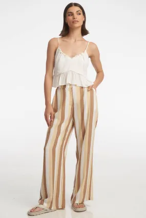 Floria Long Pants  / Ebony Streaks