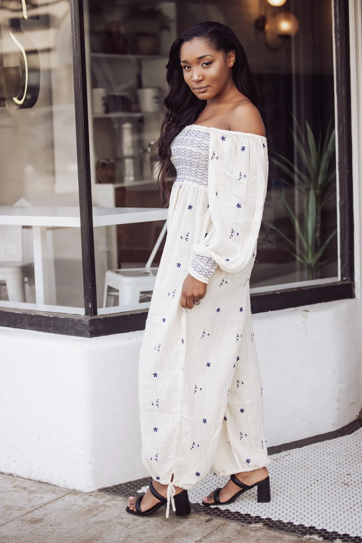 Free People Dahlia Jumpsuit - Washed Out