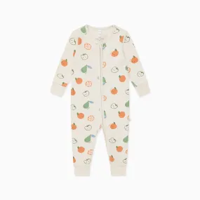 Fruit Print Clever Zip Romper