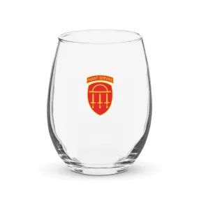 Georgia State Defense Force Stemless Wine Glass