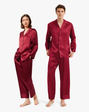 His & Hers Classic Silk Pajamas