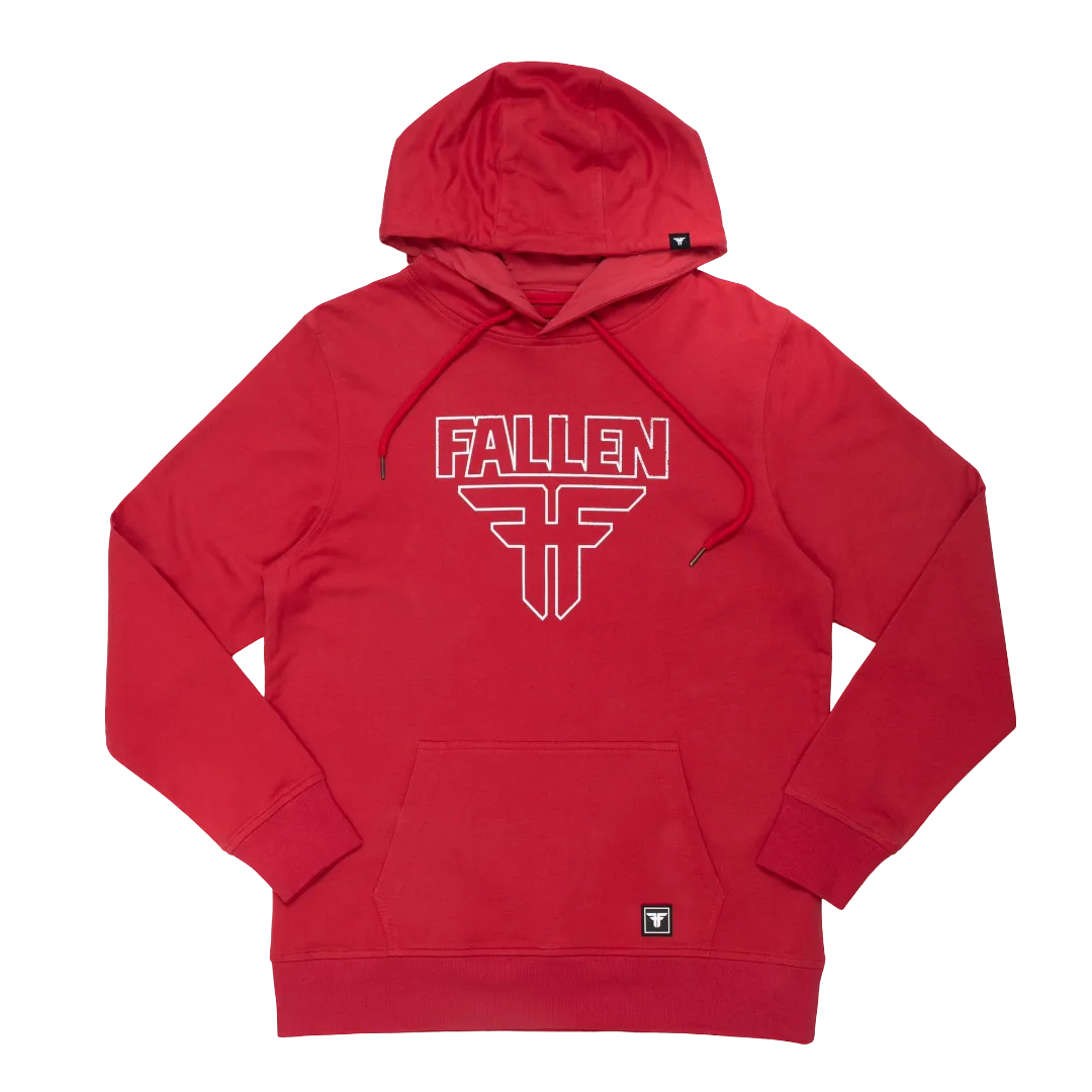 INSIGNIA HOODIE RED/WHITE