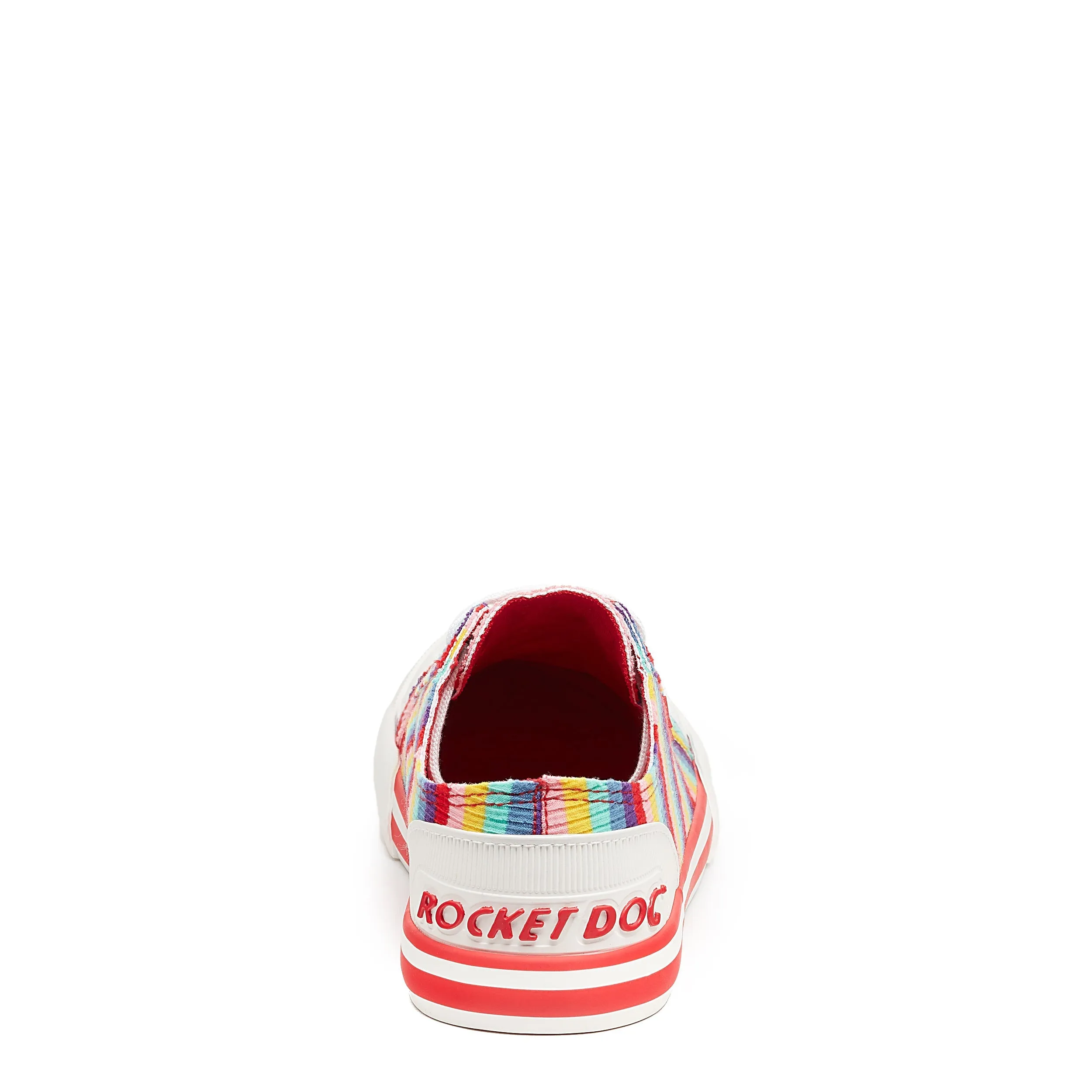 Jazzin Red Rollo Stripe Trainers