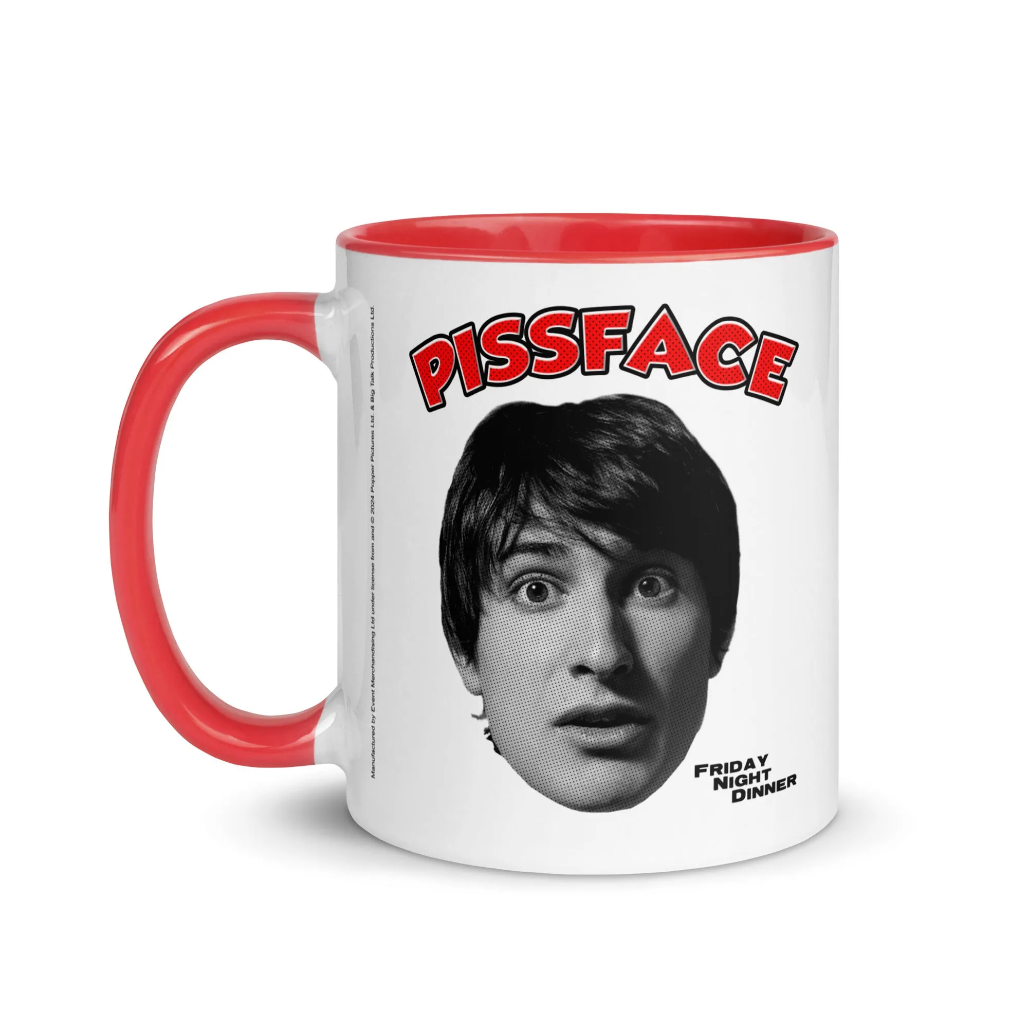 Jonny "Pissface" Mug with Colour Inside