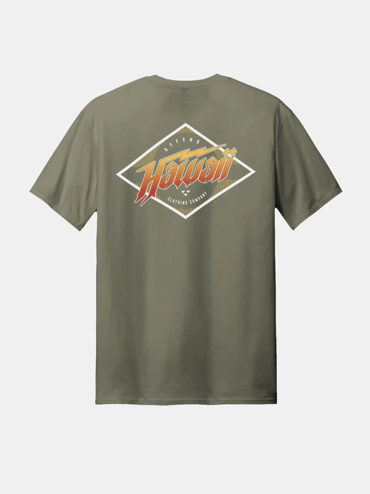 LEAHI SLOPE Light Olive Premium Tee