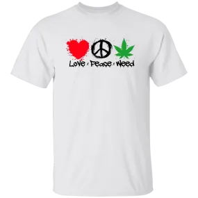 Love Peace Weed T-Shirt