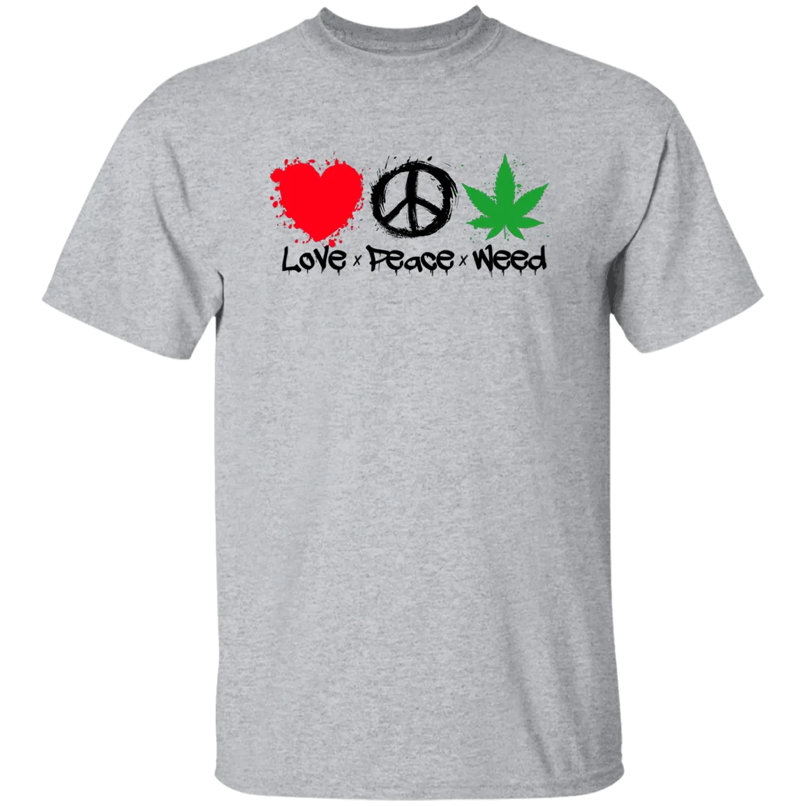 Love Peace Weed T-Shirt