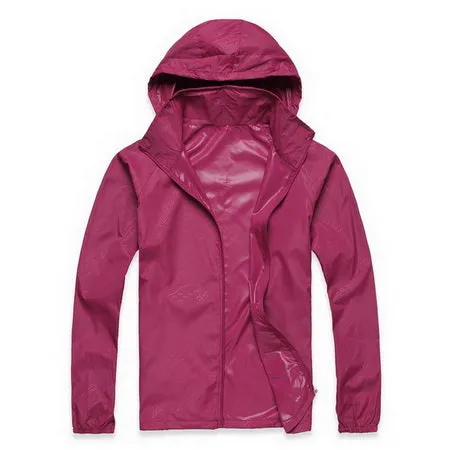 Lovers Sun Protection Skin Summer Jacket Women Men Spring Fashion Female Coats Women's Foldable Hooded Jackets,AM034