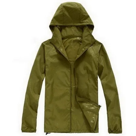 Lovers Sun Protection Skin Summer Jacket Women Men Spring Fashion Female Coats Women's Foldable Hooded Jackets,AM034