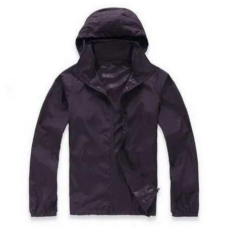 Lovers Sun Protection Skin Summer Jacket Women Men Spring Fashion Female Coats Women's Foldable Hooded Jackets,AM034