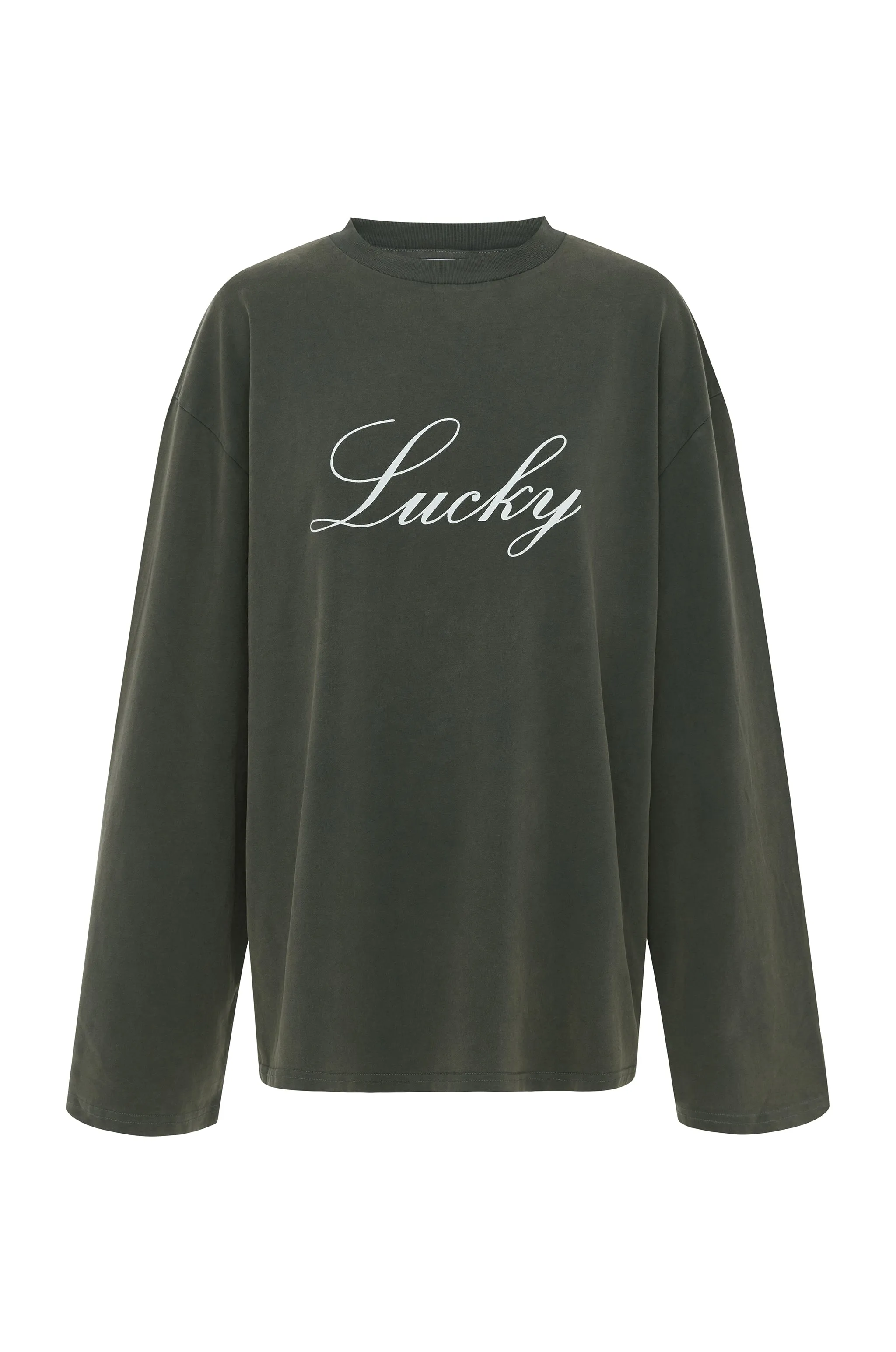 Lucky Top | Washed Grey