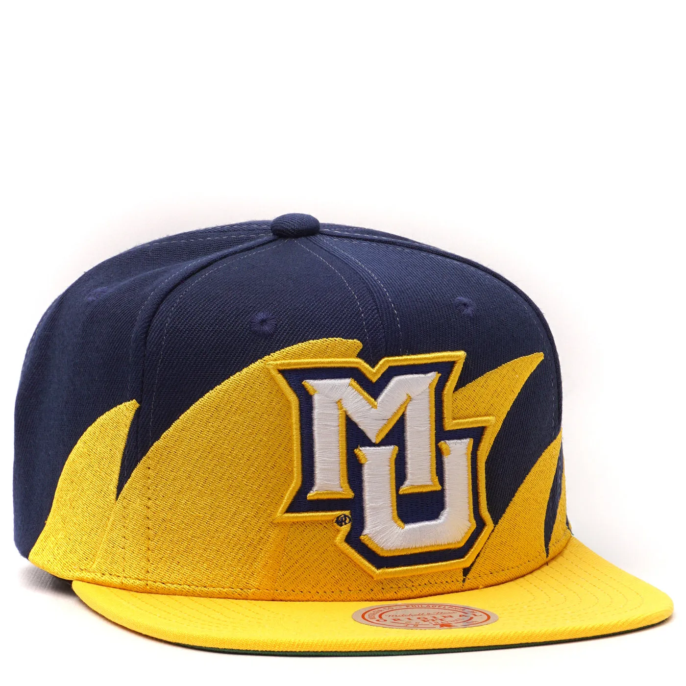 M&N NCAA Sharktooth Snapback Marquette University