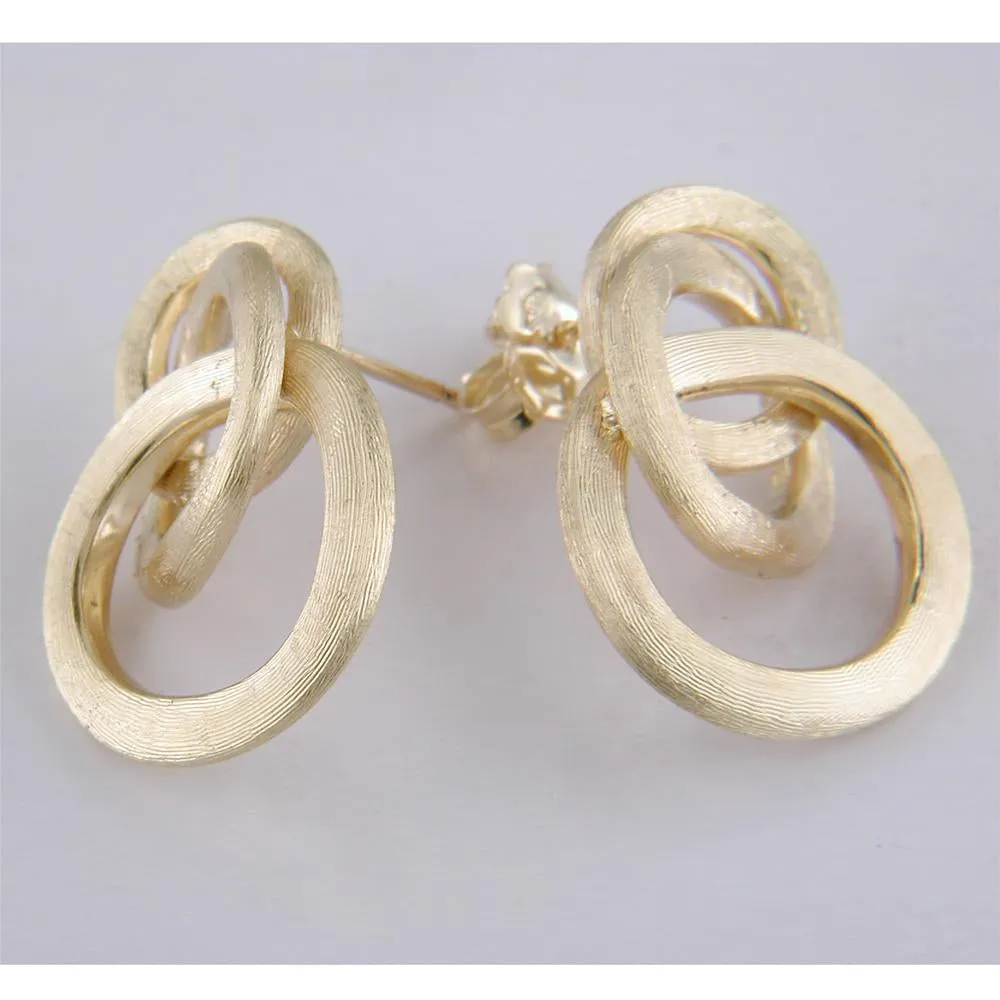 Marco Bicego 18K Yellow Gold Jaipur Dangle Earrings OB938 Y