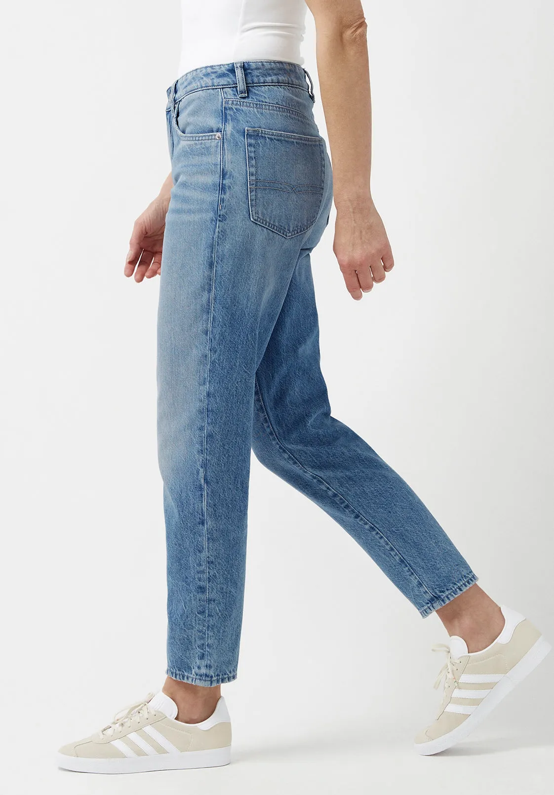 Margot Mom Jeans in Broken-in Wash - BL15903