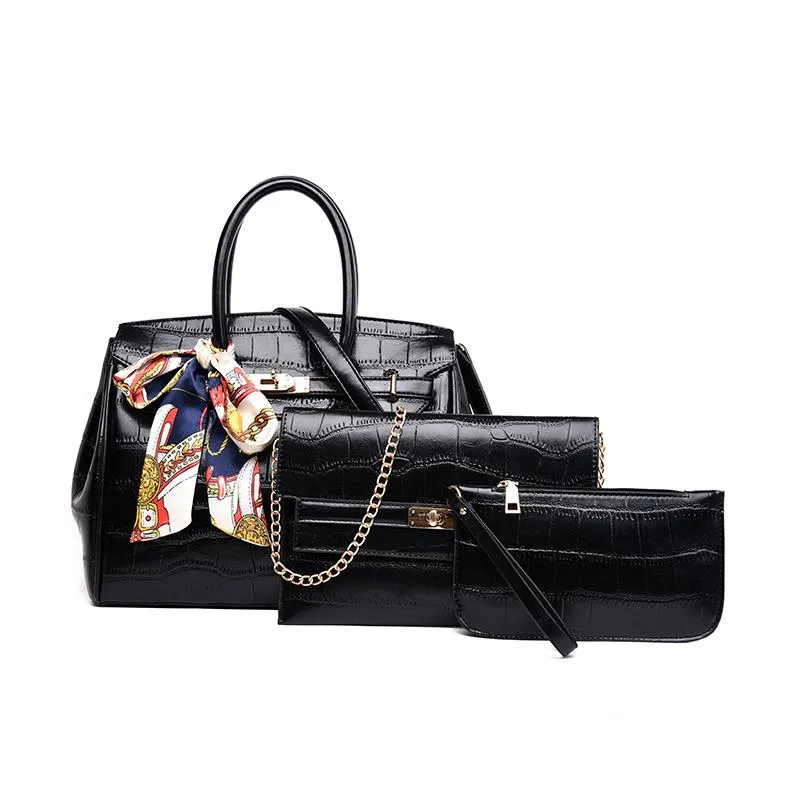 MM Handbag Set of 3 - Black