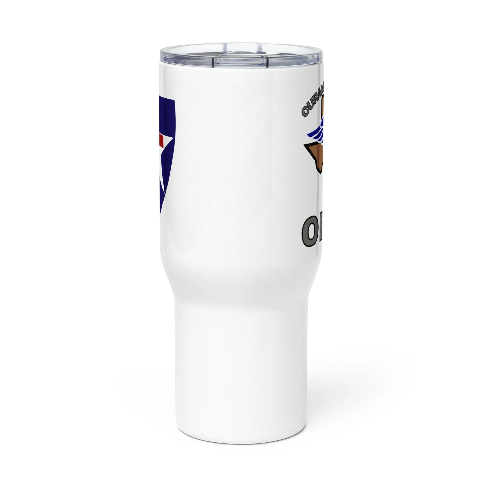 OBHP Travel mug with a handle