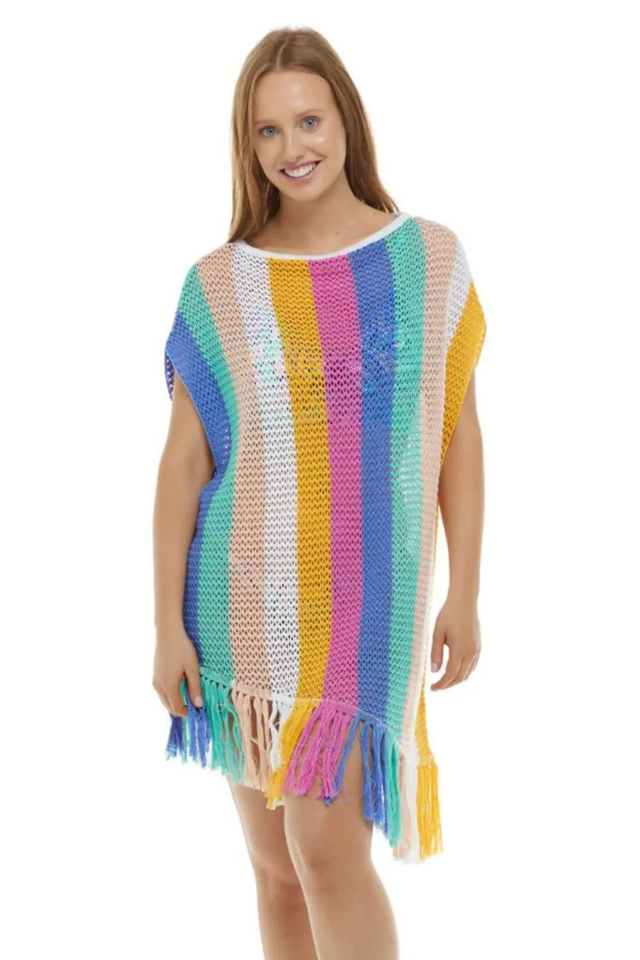 Pastel Tassel Cover Up