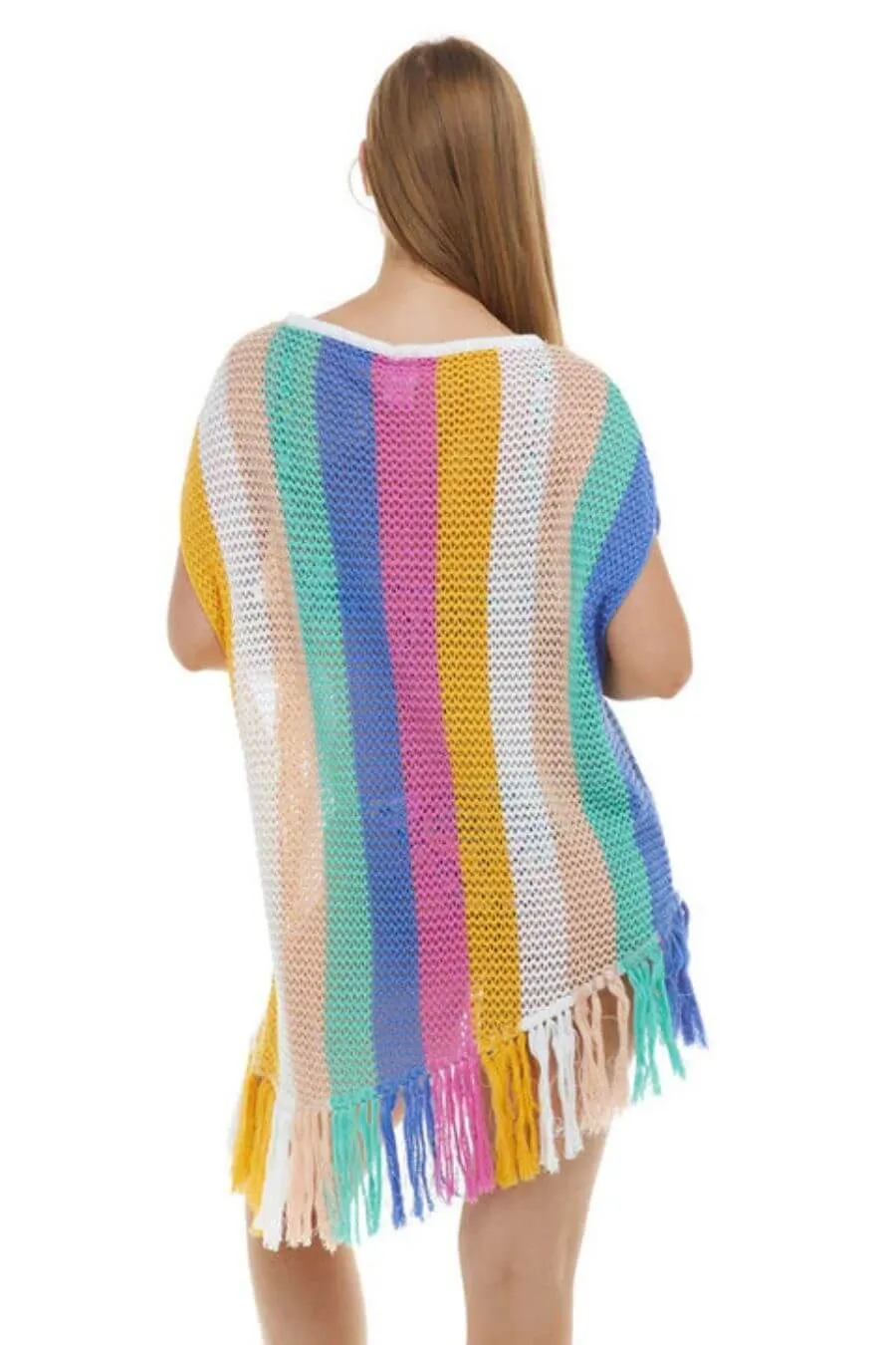 Pastel Tassel Cover Up