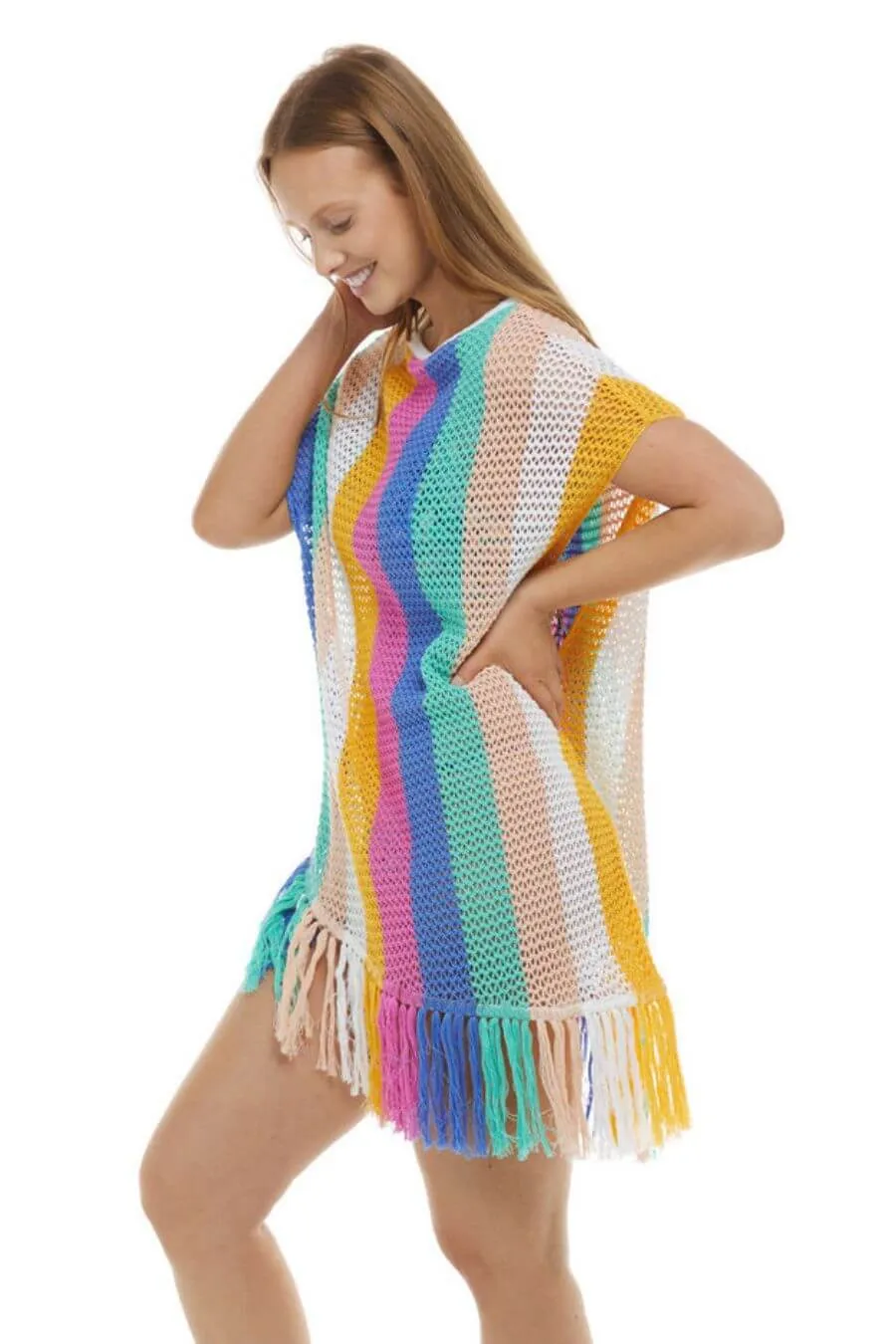 Pastel Tassel Cover Up