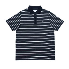 POLO TEE BLACK/WHITE