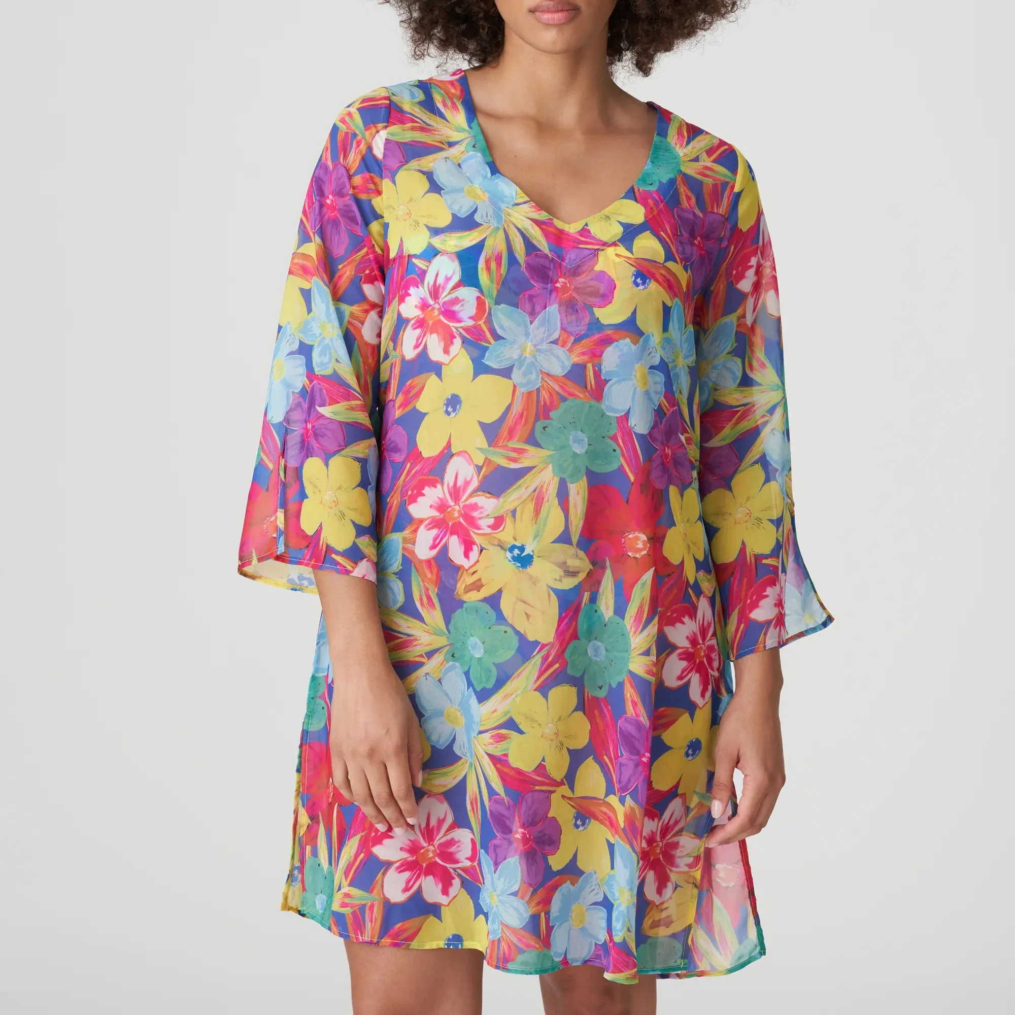 Prima Donna Swimwear Kaftan-Sazan-Blue Bloom