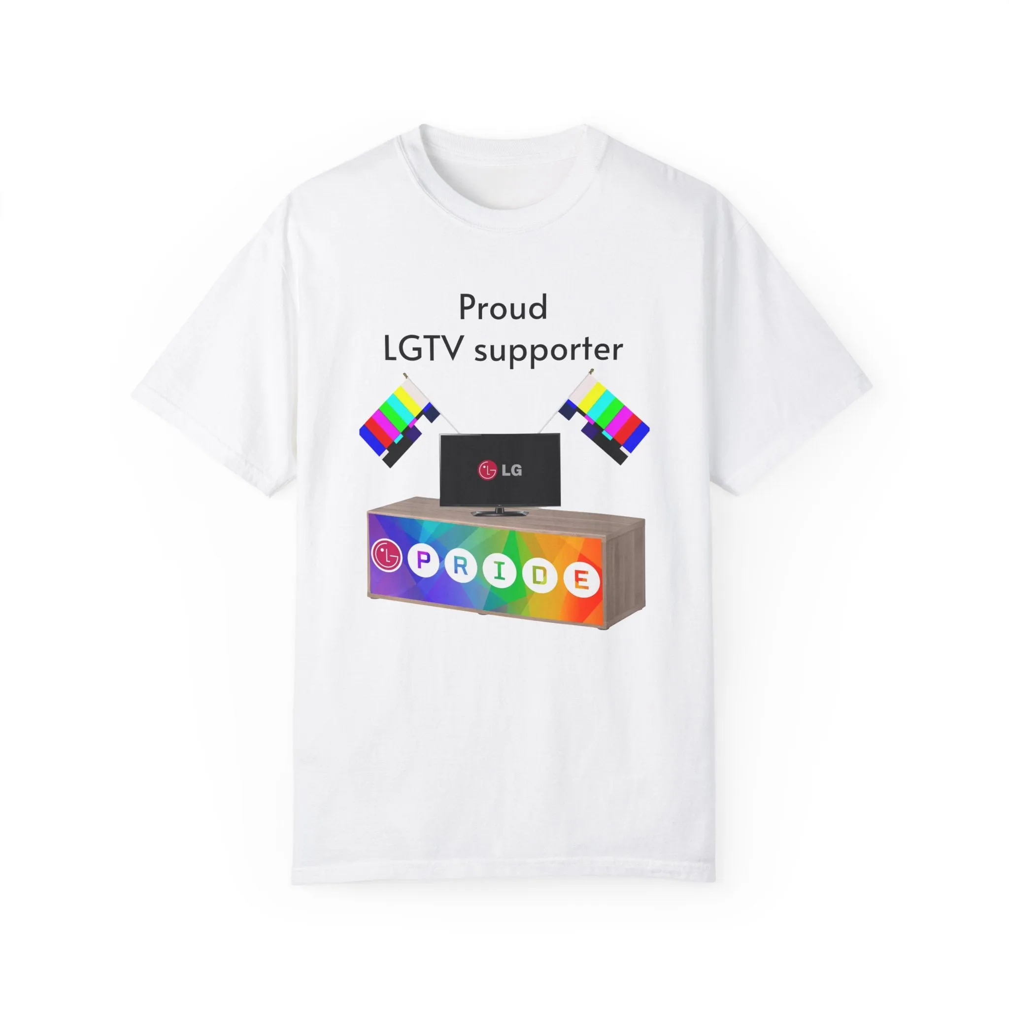 Proud LGTV supporter T-shirt