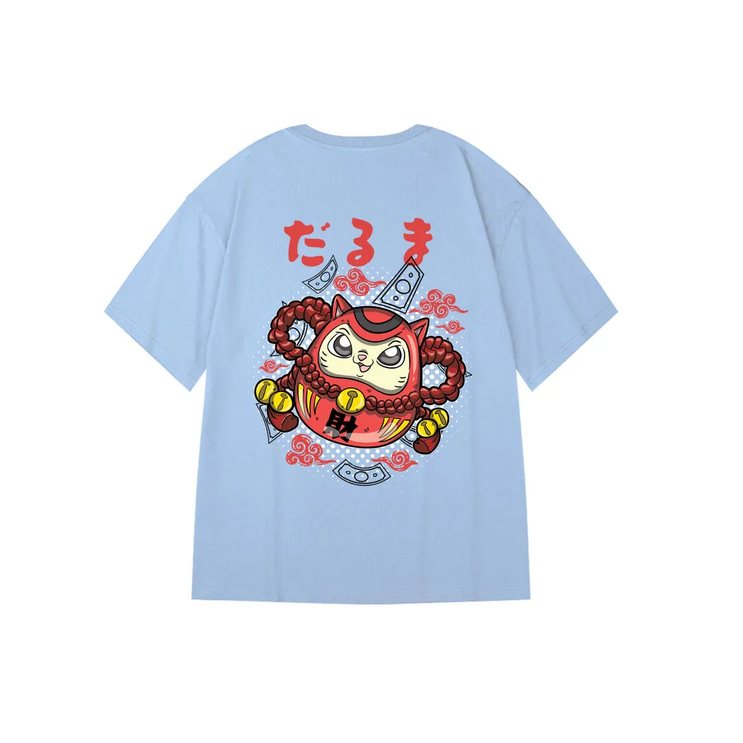 "Lucky Daruma" Oversized Unisex Kids T-Shirt 26481