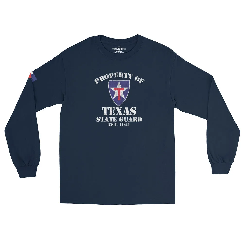 "Property of Texas State Guard" Long Sleeve Shirt