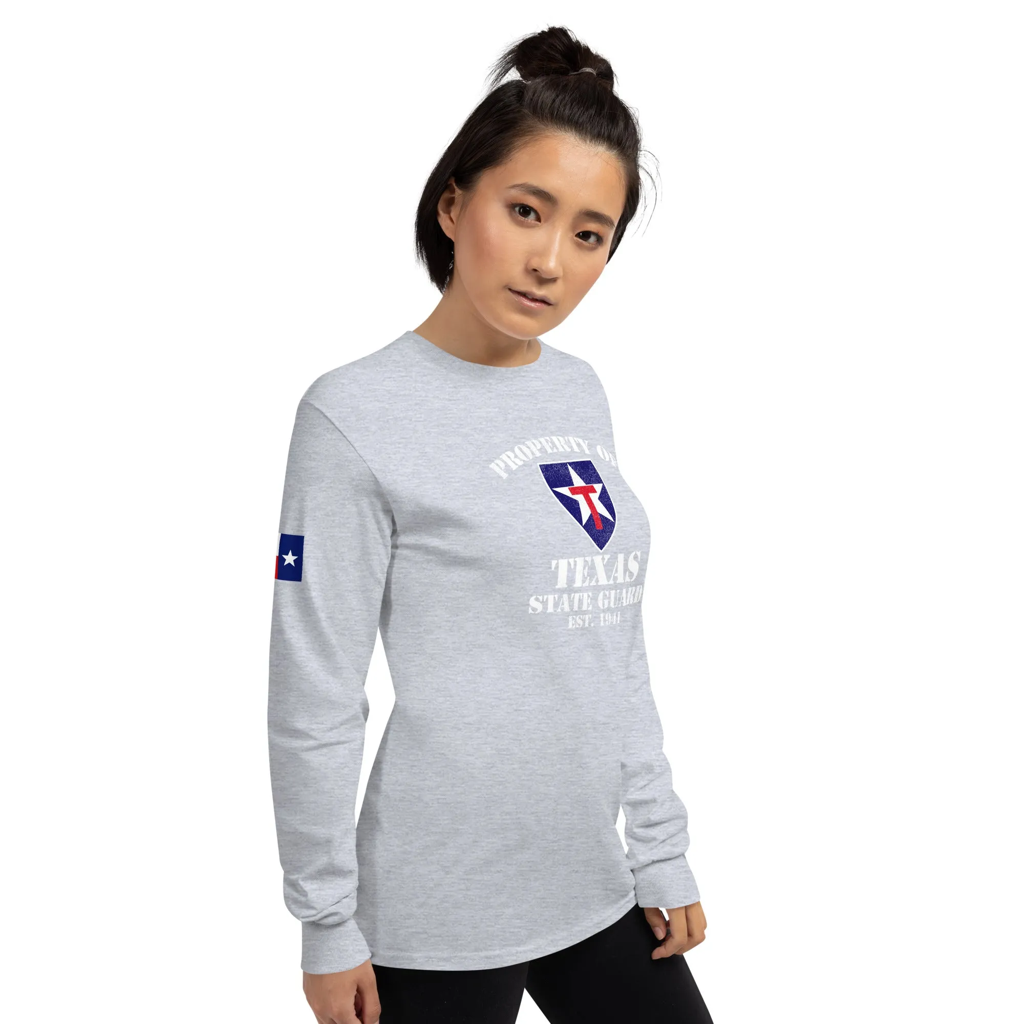 "Property of Texas State Guard" Long Sleeve Shirt