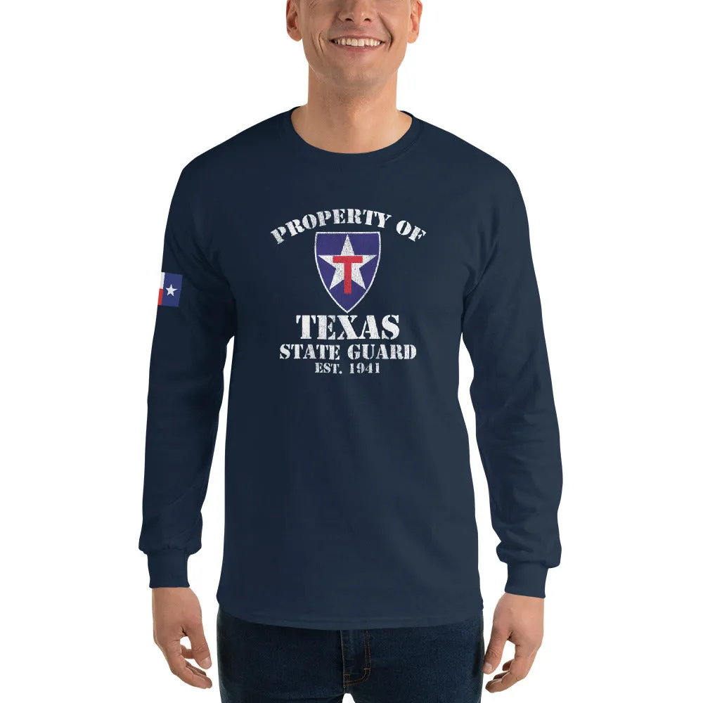 "Property of Texas State Guard" Long Sleeve Shirt