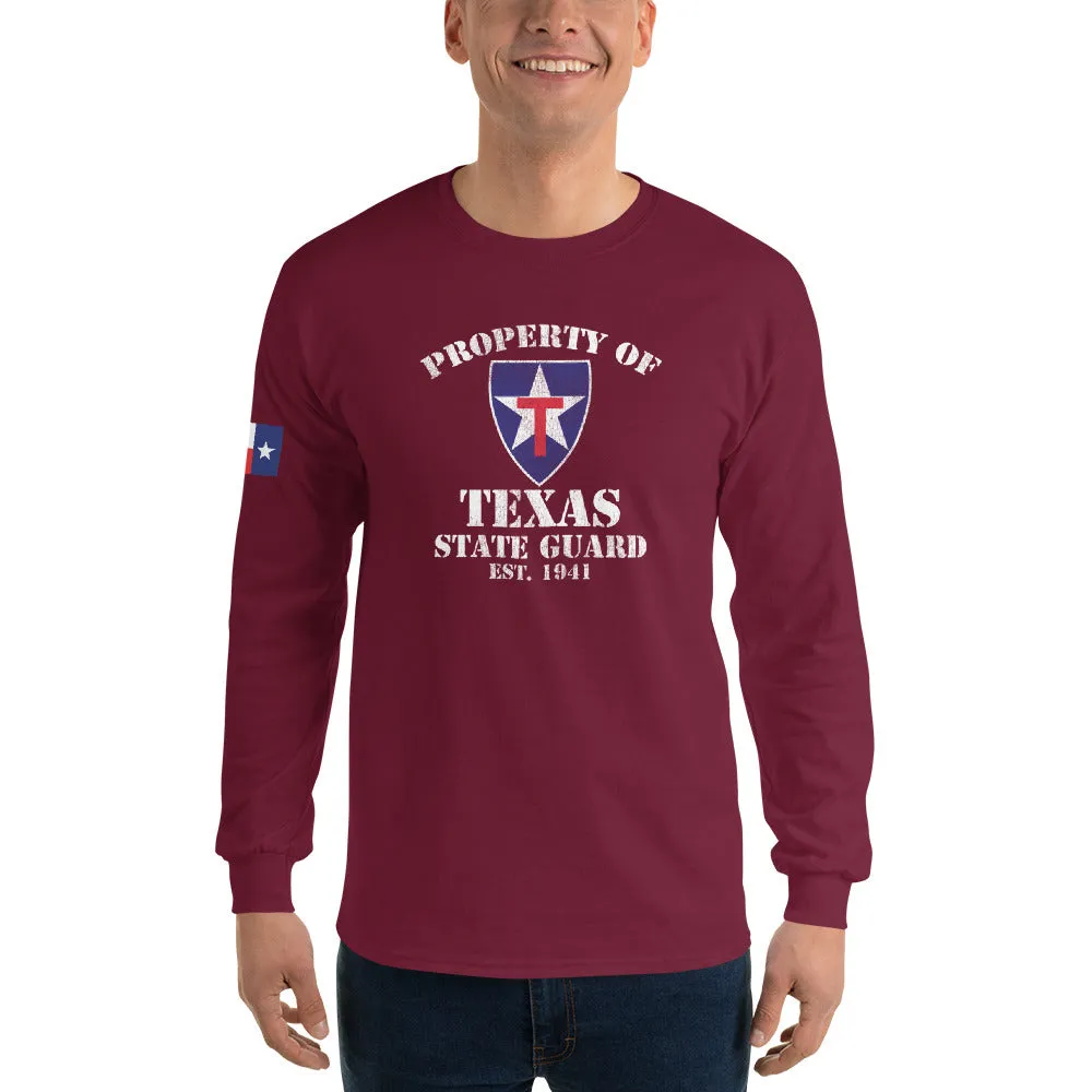 "Property of Texas State Guard" Long Sleeve Shirt