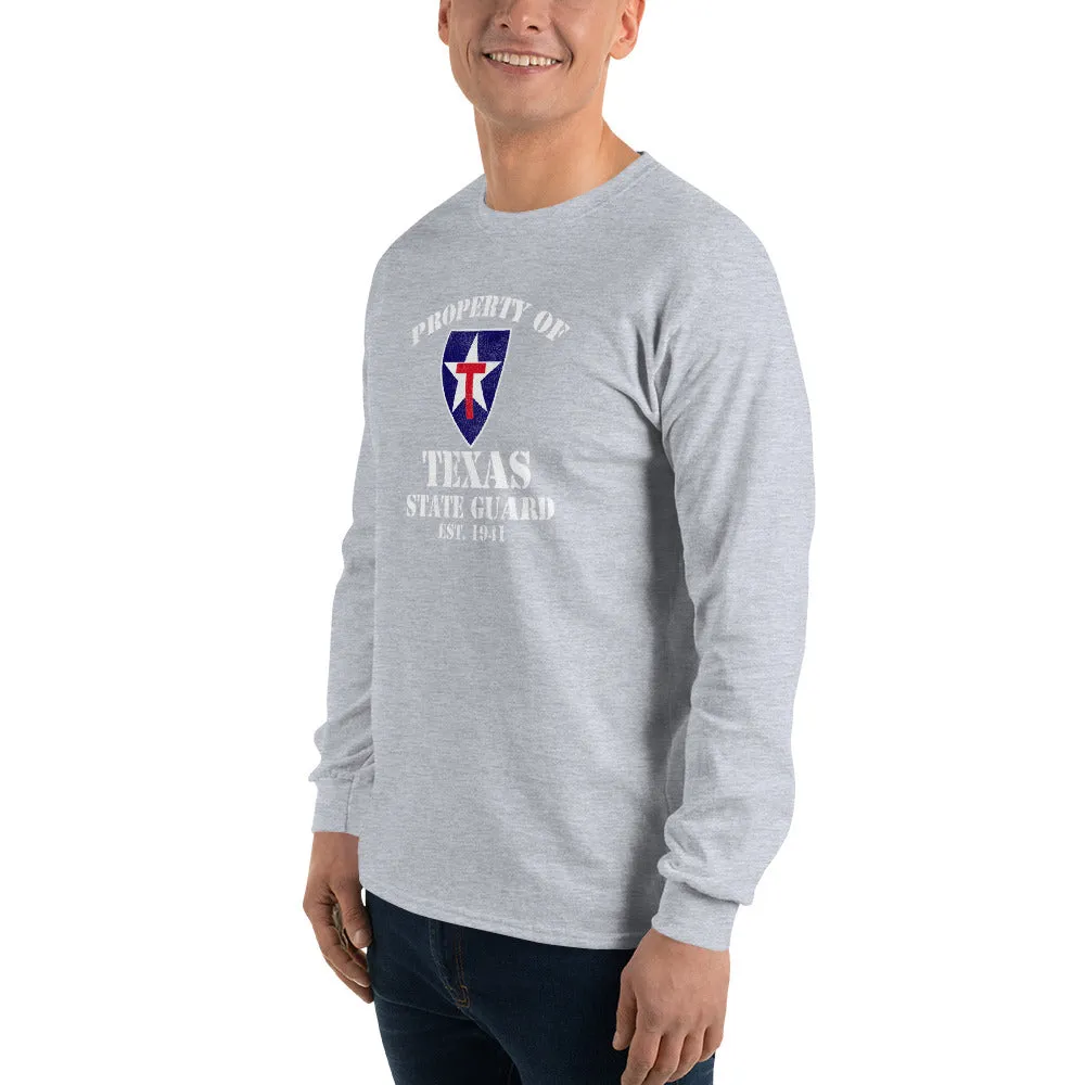 "Property of Texas State Guard" Long Sleeve Shirt