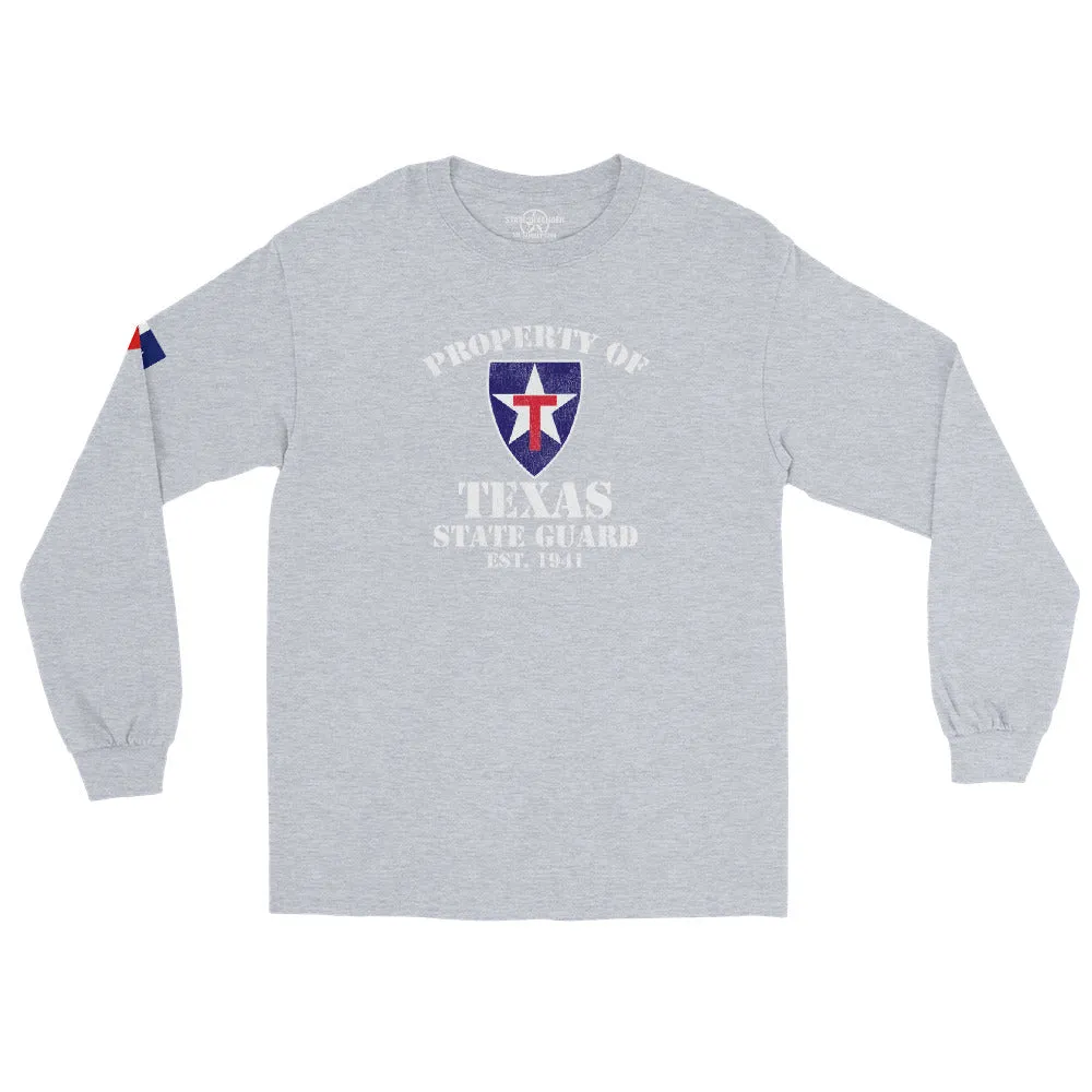 "Property of Texas State Guard" Long Sleeve Shirt