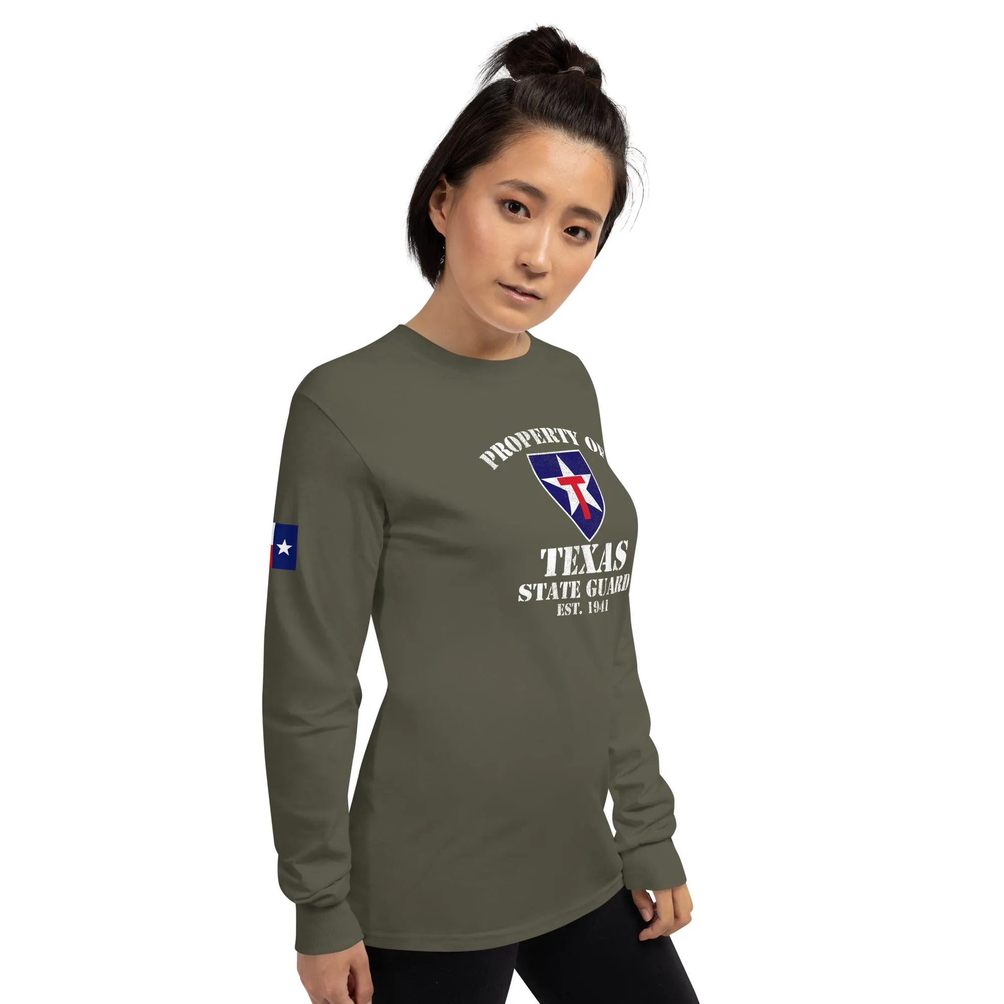 "Property of Texas State Guard" Long Sleeve Shirt