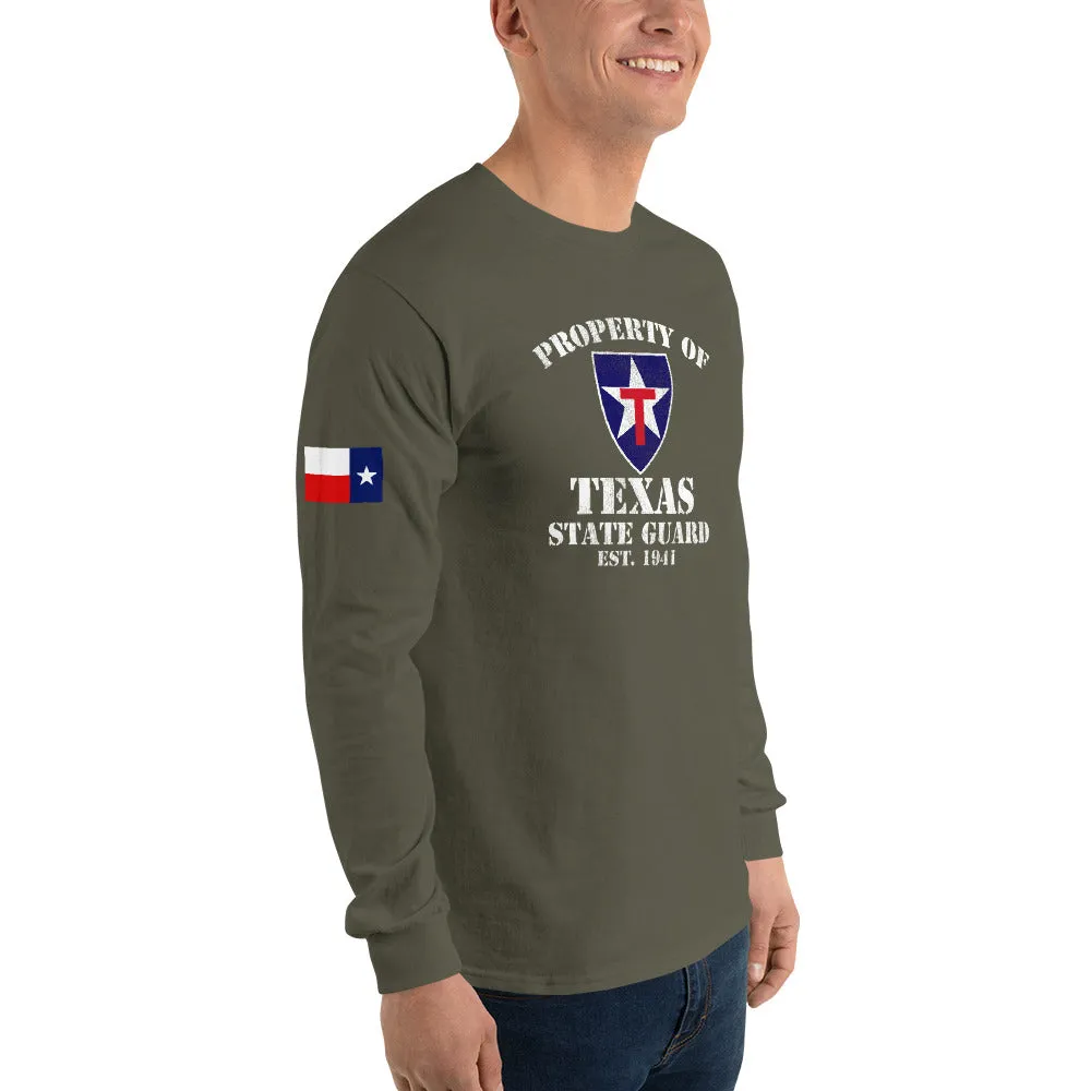 "Property of Texas State Guard" Long Sleeve Shirt