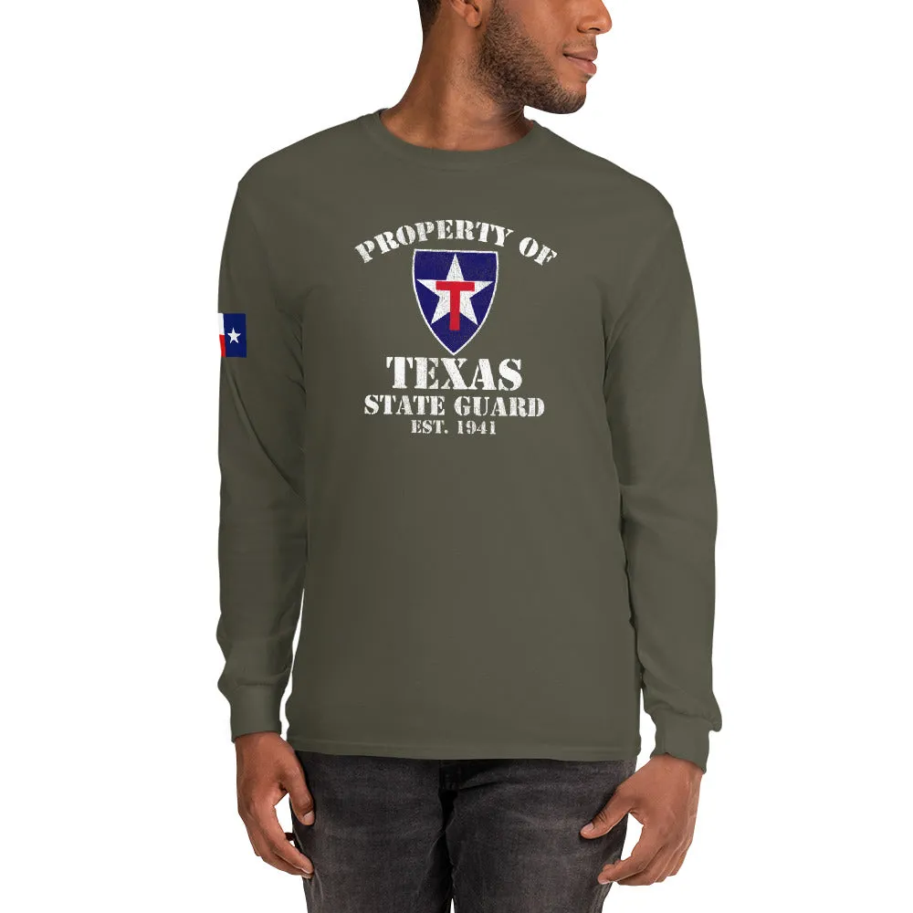 "Property of Texas State Guard" Long Sleeve Shirt