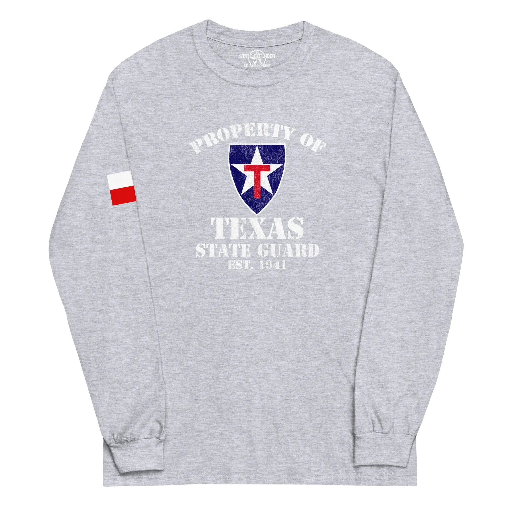 "Property of Texas State Guard" Long Sleeve Shirt