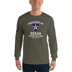 "Property of Texas State Guard" Long Sleeve Shirt