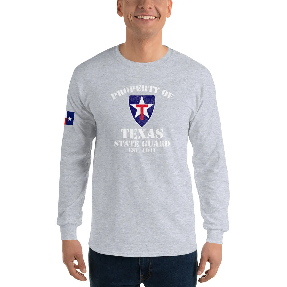 "Property of Texas State Guard" Long Sleeve Shirt