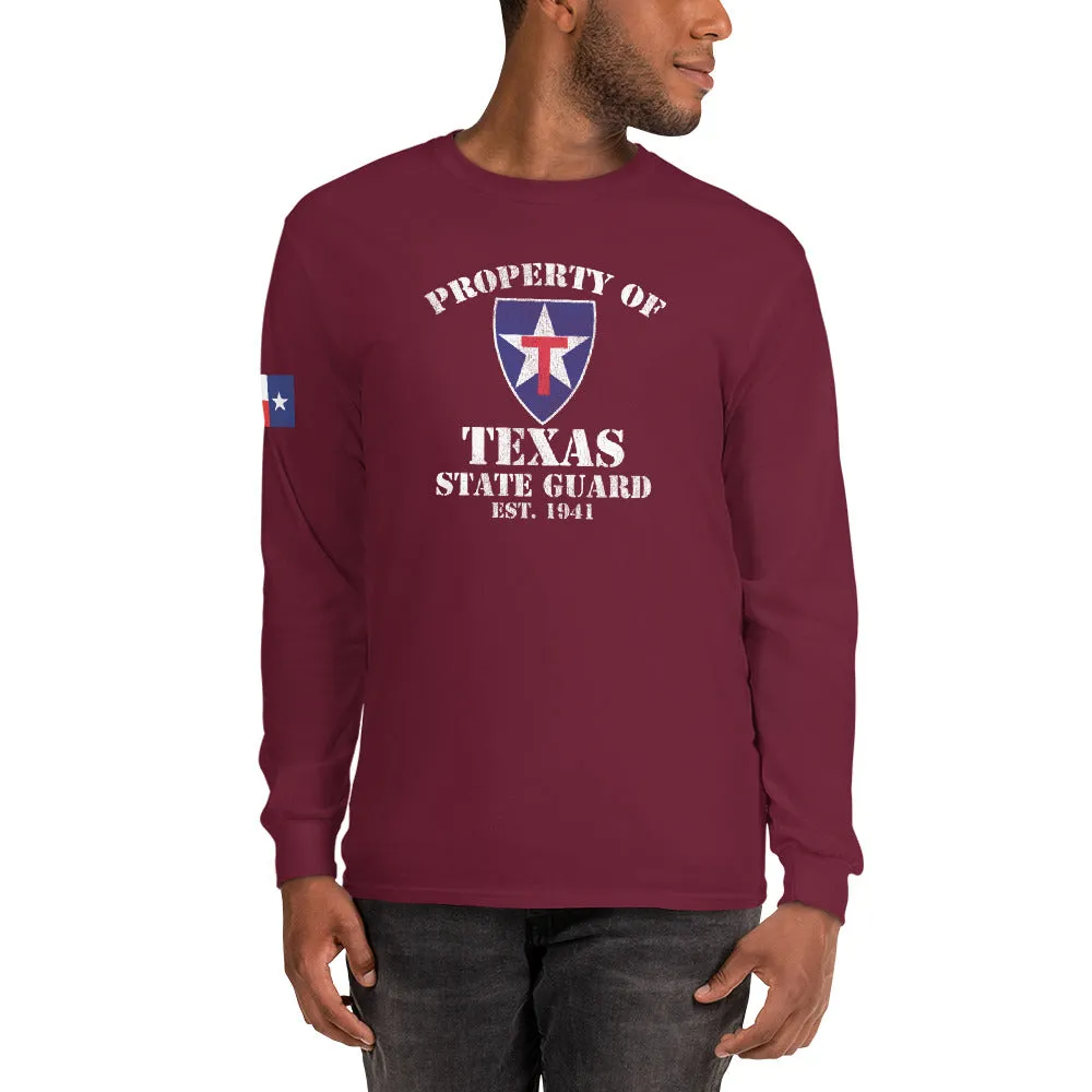 "Property of Texas State Guard" Long Sleeve Shirt