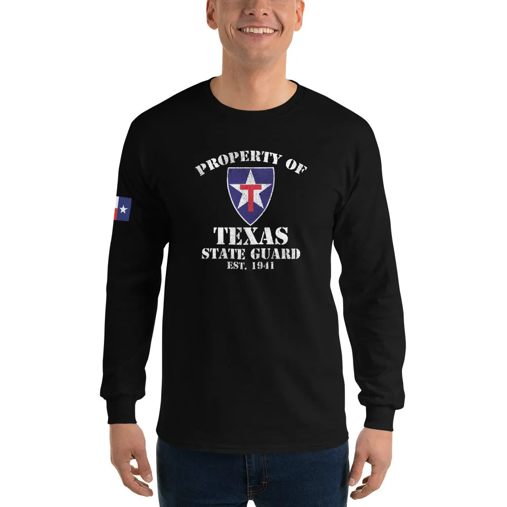 "Property of Texas State Guard" Long Sleeve Shirt